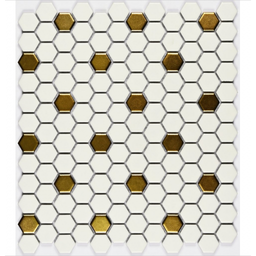 Мозаика керамогранитная Babylon Gold matt 260*300 мм